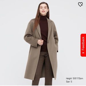 Uniqlo Double Face Chester Long Coat